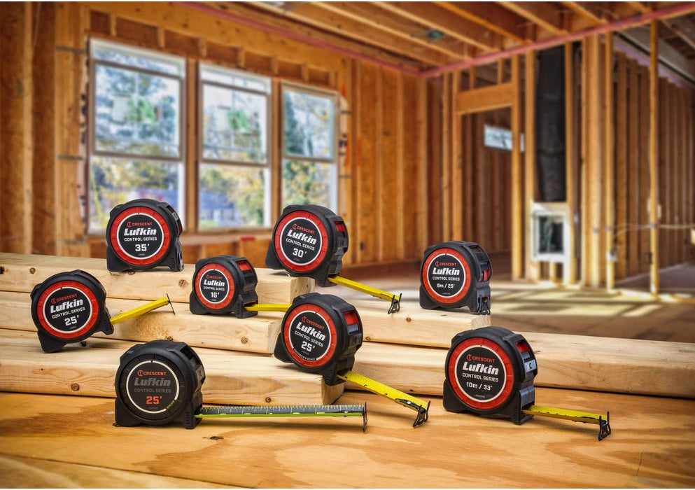 Crescent Lufkin 1-3/16 x 35' Command Control Series Yellow Clad Tape Measure - L1035C-02