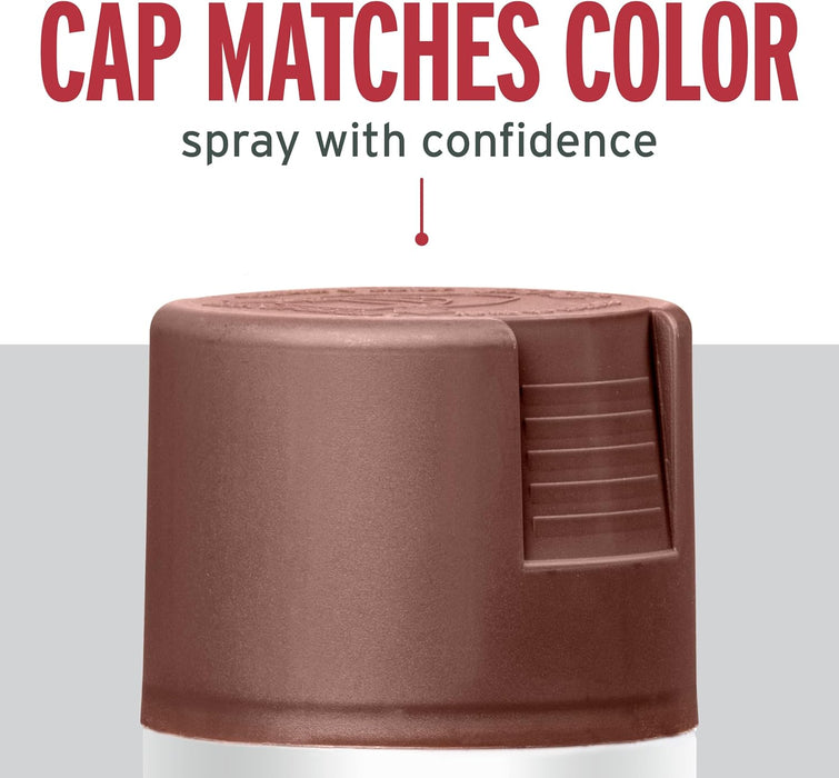 Rust-Oleum 214085 Stops Rust Spray Paint, 12 Oz, Flat Brown (Pack of 6)