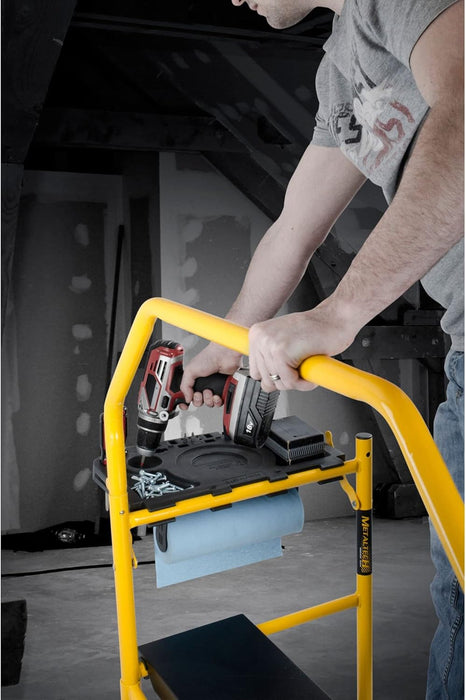 Metaltech I-IMIS Job Site Series 6-3/8' x 4' x 2-1/2' Scaffold, 900 Lb. Load Capacity