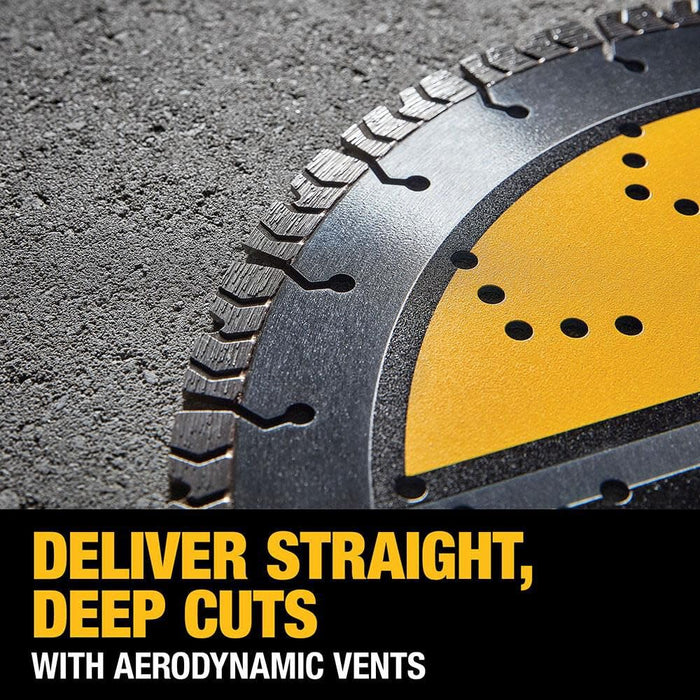 Dewalt DW47924 Diamond Saw Blade, Concrete and Masonry Blade, Segmented, 9-inch