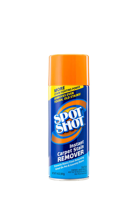 Spot Shot 009868 Instant Carpet Stain Remover, Aerosol, 14 Oz (Pack of 12)