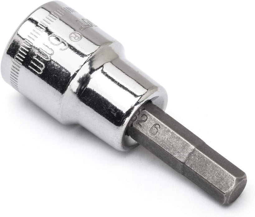 Crescent 3/8" Drive Hex Bit Metric Socket 6mm - CHBS9N (Pack of 1)