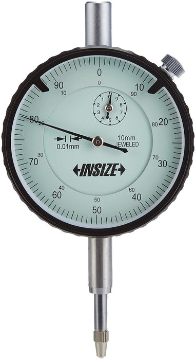 INSIZE 2308-10A DIAL Indicator, 10mm, Lug Back