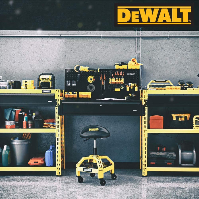 DEWALT DXSTAH025 Adjustable Shop Stool With Casters