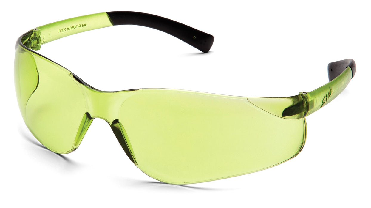 Pyramex S2514S Ztek Safety Glasses, Pale Green Frame/IR 1.5 Pale Green Lens