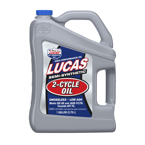 Lucas Oil 10115 Semi-Synthetic 2-Cycle Oil - 1 Gallon Jug
