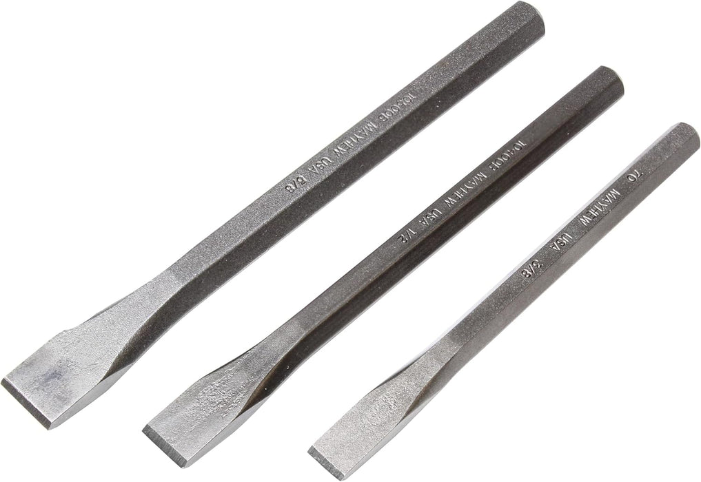 Mayhew Select 89062 Carded Cold Chisel Set, 3-Piece