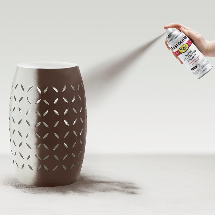 Rust-Oleum 6PK Stops Rust Spray Paint, 12 Oz, Satin Dark Brown, 6 Pack