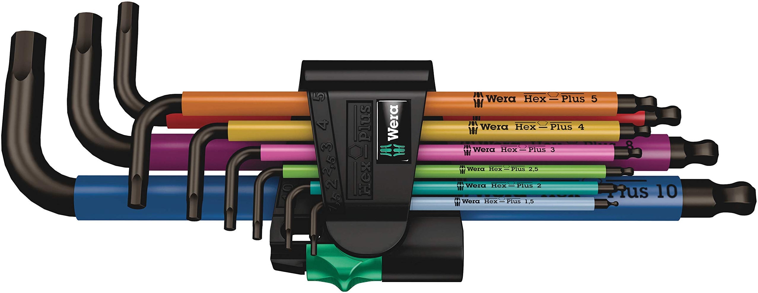 Wera Tools 05022089001 950 SPKL/9 SM Long ARM HEX Key Set — Contractor ...