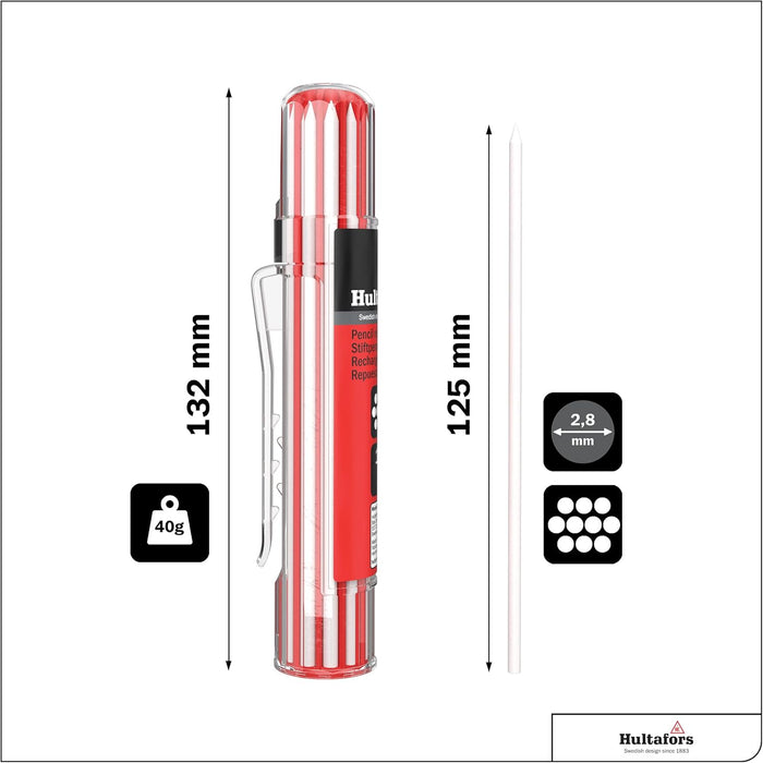 Hultafors Tools 650190 Dry Marker Refills HRD-W, White