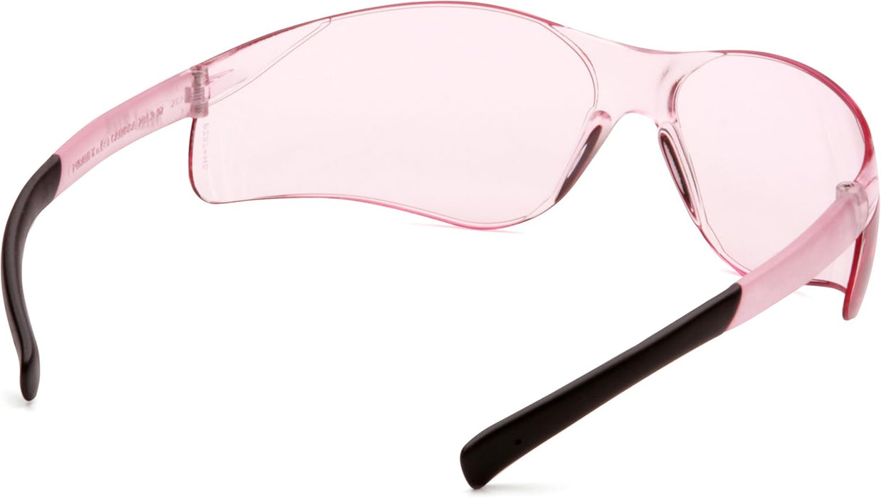 Pyramex S2517SN Mini Ztek Safety Glasses Pink Lens Pink Frame ANSI Z87+