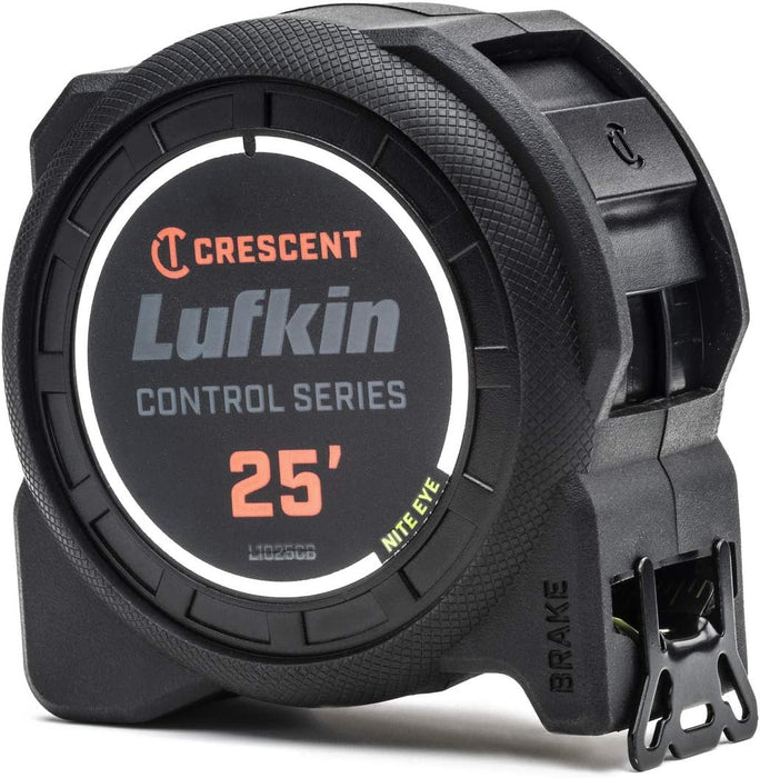 Crescent Lufkin L1025CB-02 1-3/16 x 25' Command Control Series Black Clad Tape Measure
