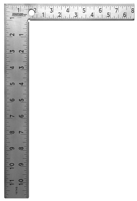 Johnson CS10 8" x 12" Steel Carpenter Square