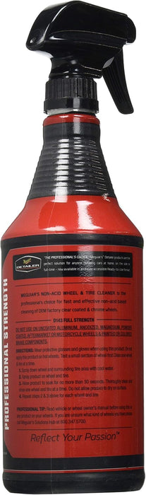 Meguiar's DRTU14332 Non-Acid Wheel & Tire Cleaner, Clean Tires & Wheels Without Using Acid, 32 Ounces