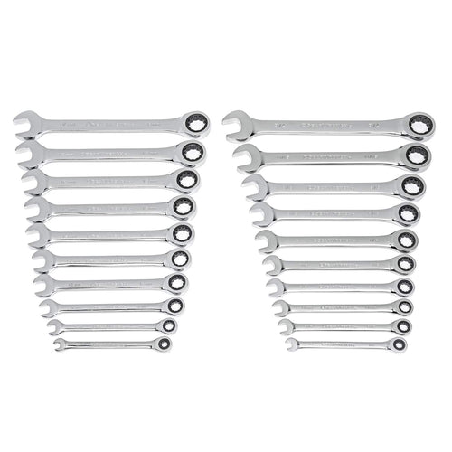 GEARWRENCH 35720 20 Piece Ratcheting Wrench Set, SAE & Metric