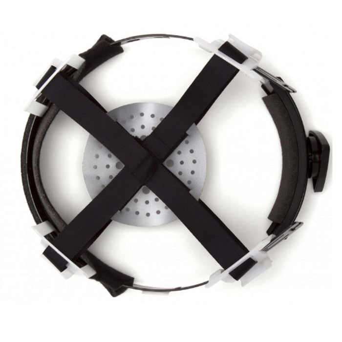 Pyramex Full Brim Hard Hat 4-Point Ratchet Suspension (12-Pack)