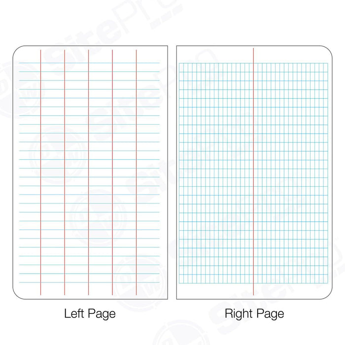 SitePro 17-350-T Field Book, 64-8x4, Orange