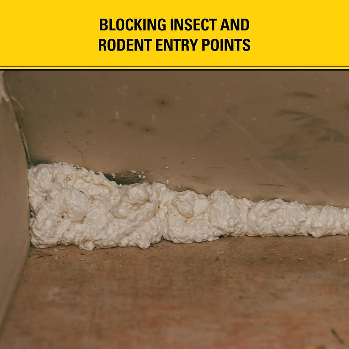 Stanley F993 Expanding Foam Sealant Spray, Gaps & Cracks Filler, PestBlocker for Indoor/Outdoor Use, Paintable, Waterproof, Polyurethane Insulation Foam with Straw Applicator, 12 oz (Pack of 1)