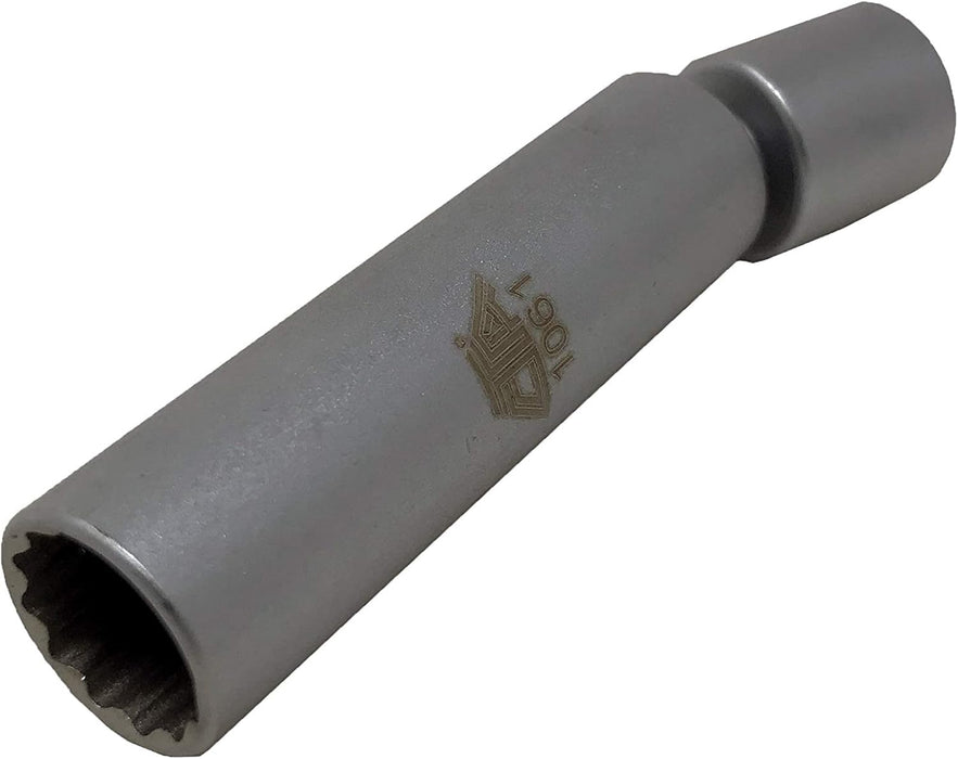 CTA Tools 1061 Spark Plug Socket with Swivel, 14mm x 12 Pt