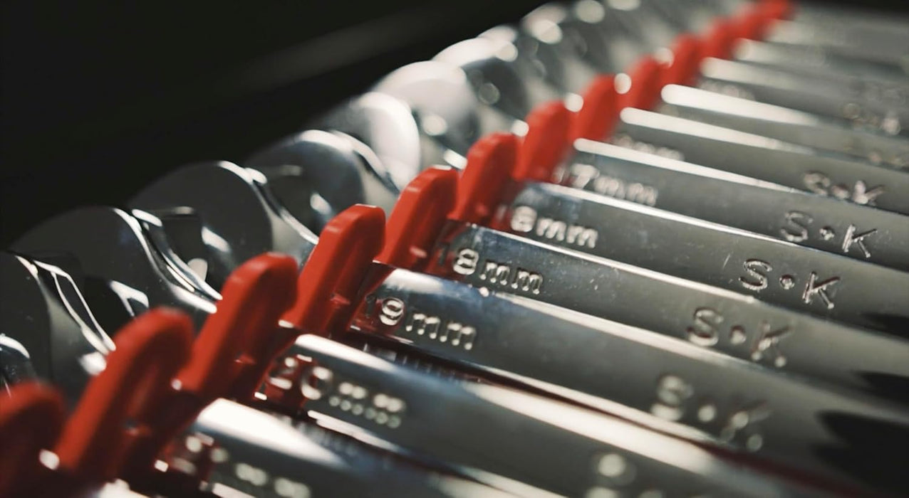 ERNST 5083HV Gripper Wrench Organizer, 11 Tool, High Visibility