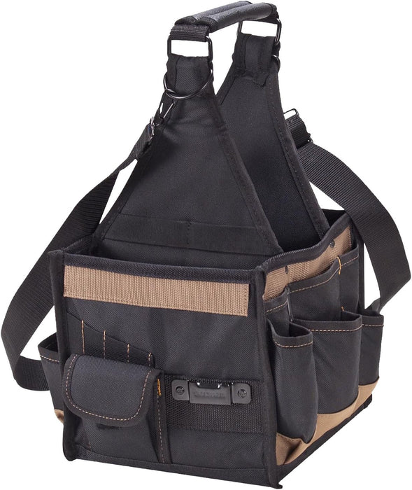 Custom Leathercraft 1526 25 Pocket Electrical and Maintenance Tool Carrier 8-Inch Toolbox
