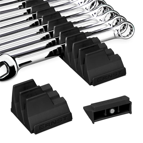 Ernst Manufacturing Wrench Pro - Modular Wrench Organizer for 20 Tools with Magnetic Base - Made in the USA