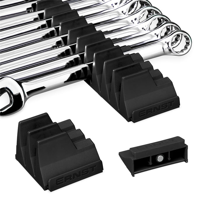 Ernst Manufacturing Wrench Pro - Modular Wrench Organizer for 20 Tools with Magnetic Base - Made in the USA