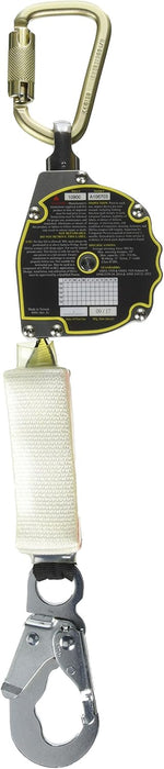 Guardian 10900 Halo Web SRL – 11 ft. Nylon Webbing with Carbineer, Swivel Top, Steel Snap Hook & 10785 Premium 3-Foot Cross-Arm Straps with Large and Small D-Rings Webbing + 3-foot Straps With D-rings