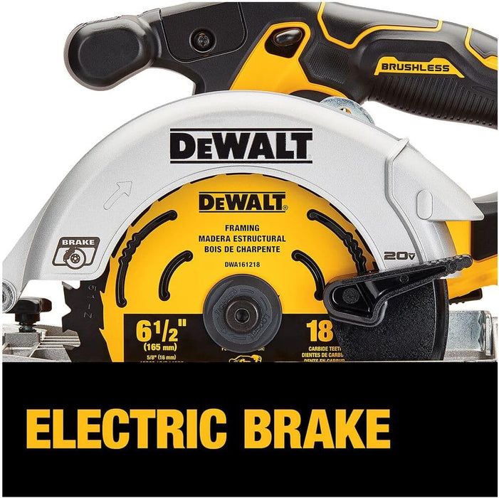 DEWALT DCS565P1 20V MAX Circular Saw, 6-1/2-Inch, Cordless, Battery and Charger Included