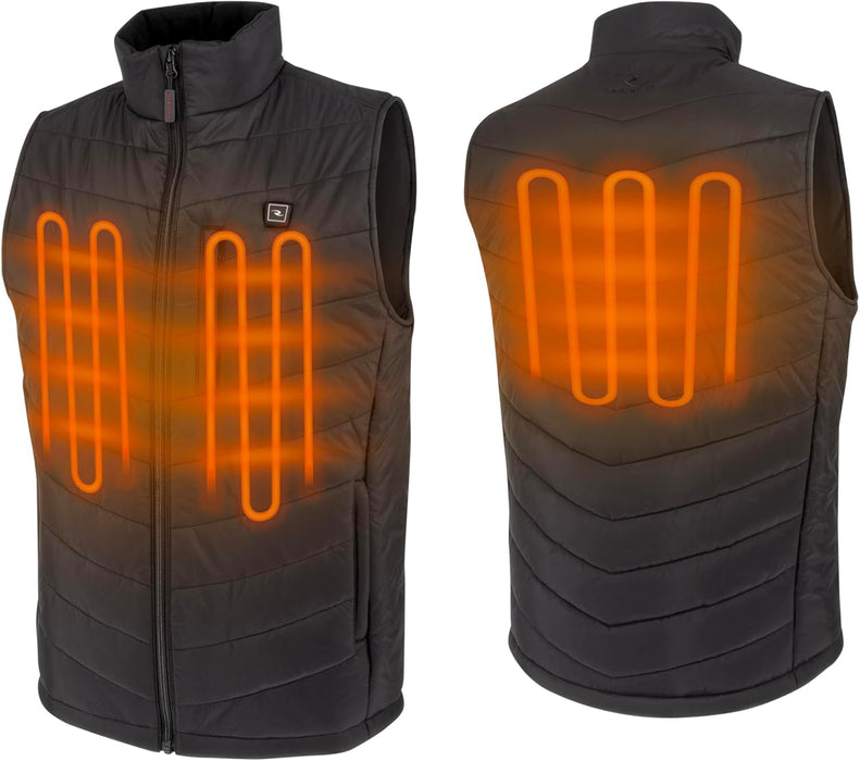 Radians (RHG-V200B-2X) Men's Heated Apparel - Vest, Black, XX-Large