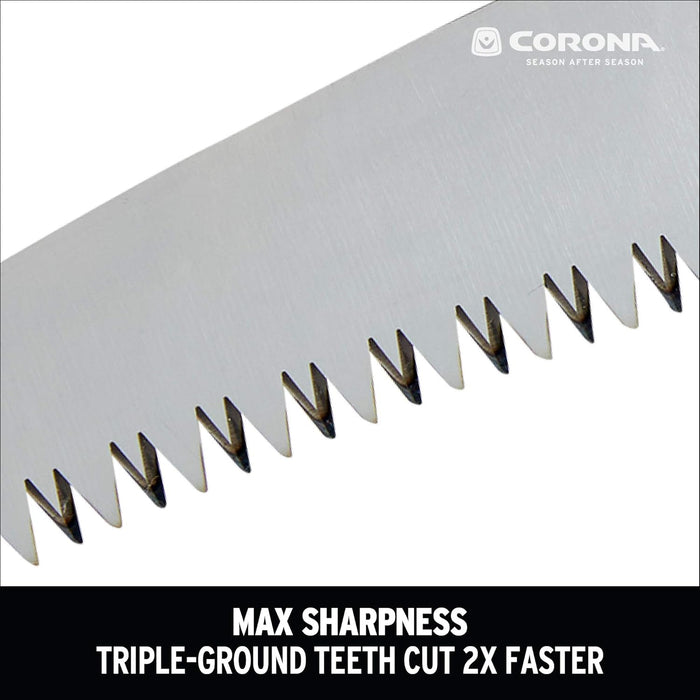 Corona RS16120 Razor Tooth Folding Saw, 7-Inch, Red