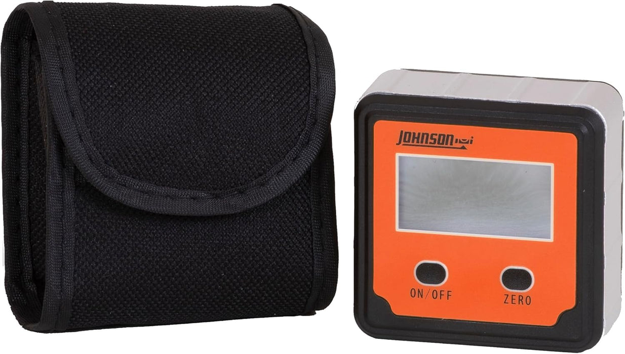 Johnson 1886-0000 Magnetic Digital Angle Locator with 2 Buttons, Digital Pitch & Slope Locator