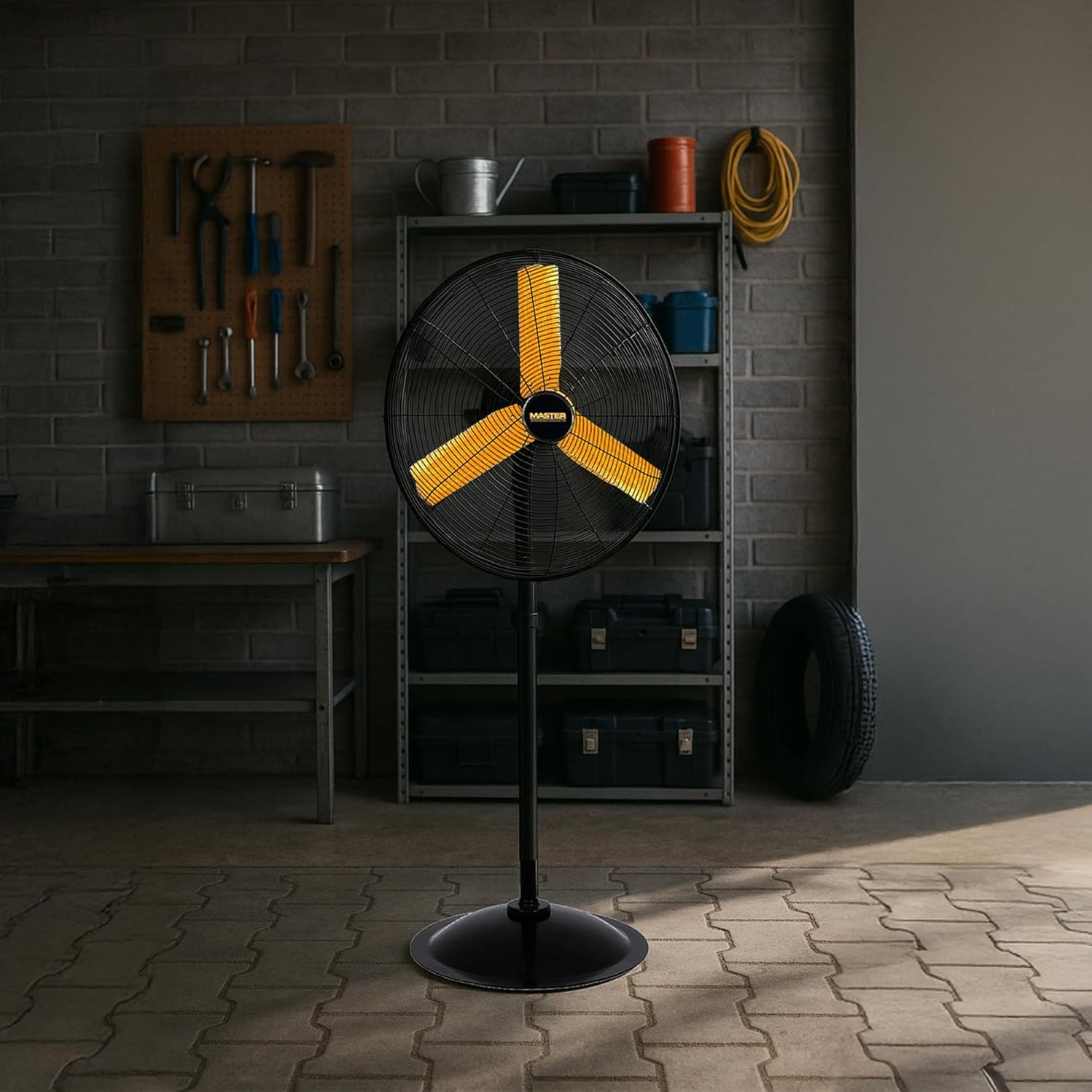 Master MAC-30P High Velocity Pedestal Fan, 3 Speed Portable Metal Stan ...