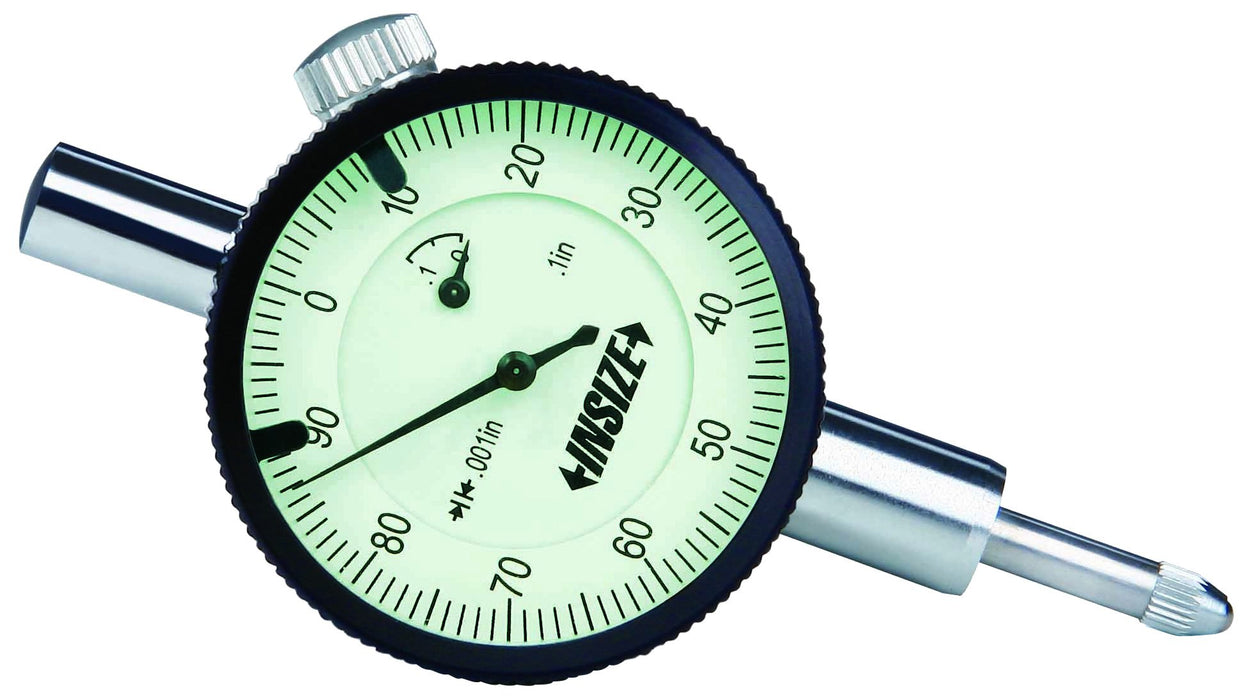 INSIZE 2304-02 Compact Dial Indicator, 0.2", Graduation 0.001"