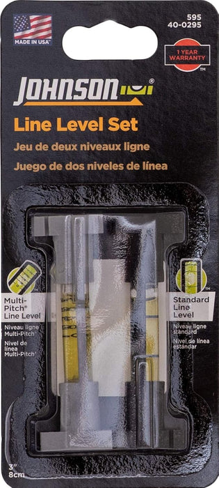 Johnson 595 Structo-Cast 3" Line Level, Level Kit
