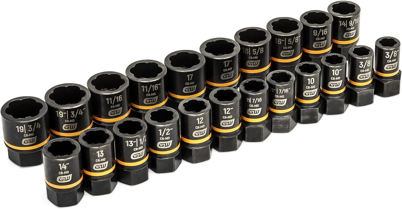 GEARWRENCH 86525 31 Piece Bolt Biter Ratchet Socket Set MM/SAE with EVA Foam Tray