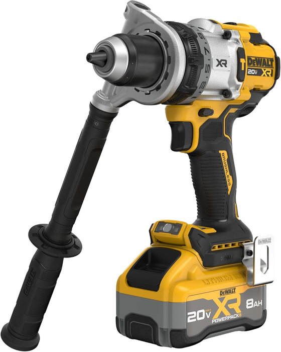 DEWALT DCD1007WW1 20V MAX XR Brushless Cordless 1/2 in. 3-Speed Hammer Drill Kit with XR POWERPACK