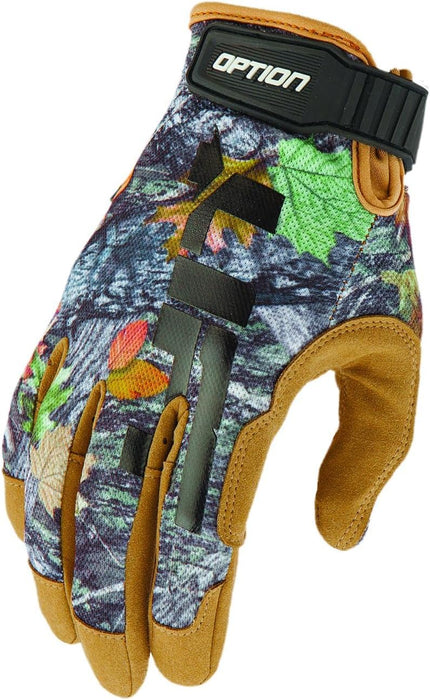 OPTION Glove (Camo)- Synthetic Leather with Air Mesh