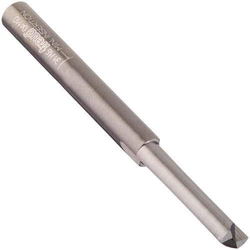 Freud Double Flute Straight Bit with 1/4" Shank, 1" Carbide Height, 1/4" Diameter - 04-110