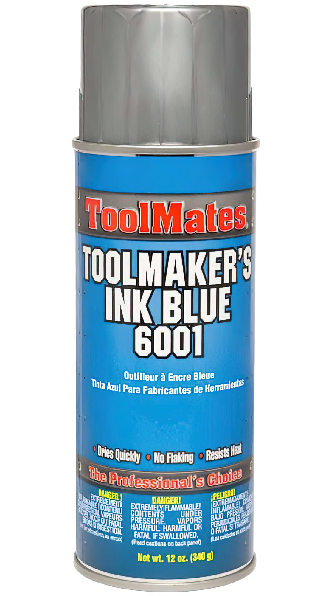 Crown 6001 Toolmaker's Ink - 12 oz Aerosol, Blue (Pack of 1 ...