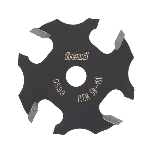 Freud 58-100 Slot Carbide Tipped Four Wing Slotting Cutter, 9/16" Depth by 1/16" Height