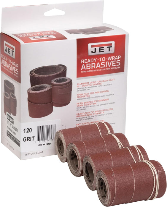 JET 16" Ready-to-Wrap Sandpaper, 120 Grit (60-6120)