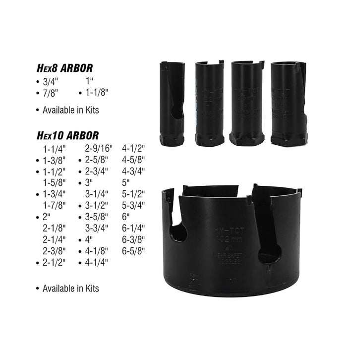 Spyder 600038CF 3-1/2-Inch Diameter Carbide Tipped Hole Saw, for Fiber Cement Board, Wood, PVC, Plastic, Concrete Block, Ceramic Tile, and More