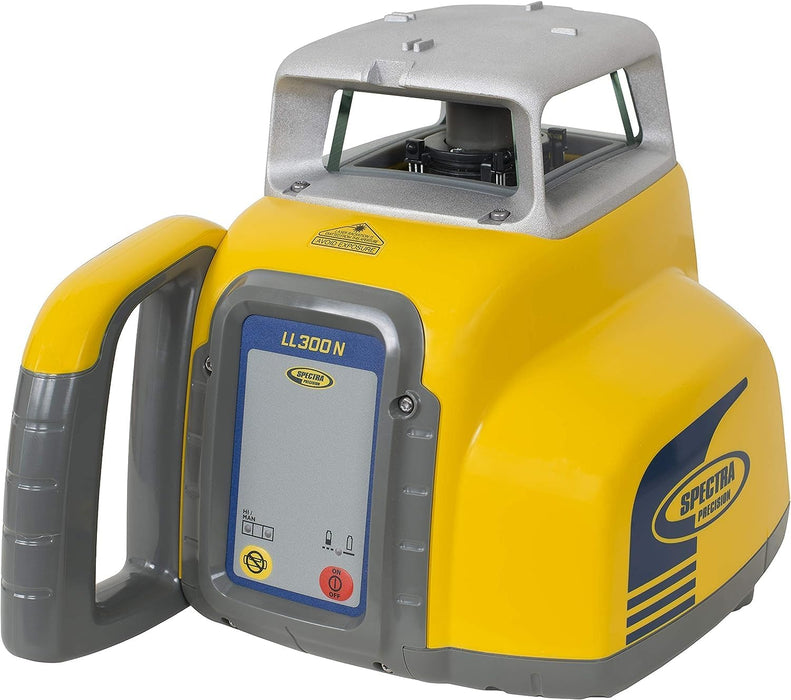 Spectra Precision LL300N Laser Level, Self Leveling Kit with HL450 Receiver, Clamp, Alkaline Batteries