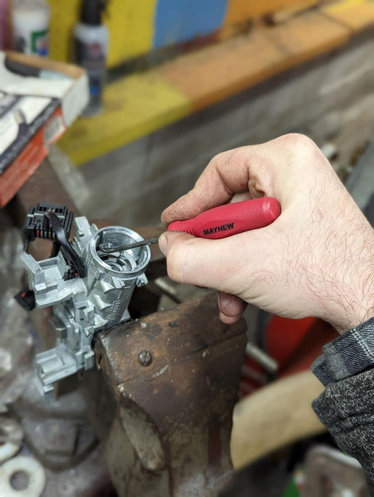 Mayhew Tools 31092 Mini Pry Bar, 2-Piece Set, Red