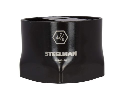 Steelman 60263-18 4-7/8-inch 6-Point Wheel Bearing Locknut Socket, 3/4-inch Drive, Heavy Duty Steel