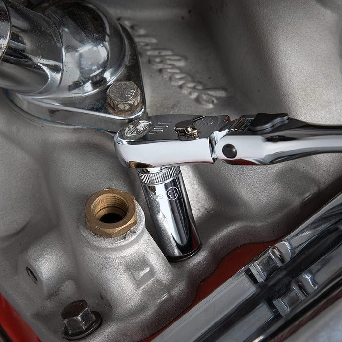 GEARWRENCH 47 Pc. 1/4" Drive 6 Pt. Socket Set, Standard & Deep, SAE/Metric - 80314D 1/4" 47-piece kit