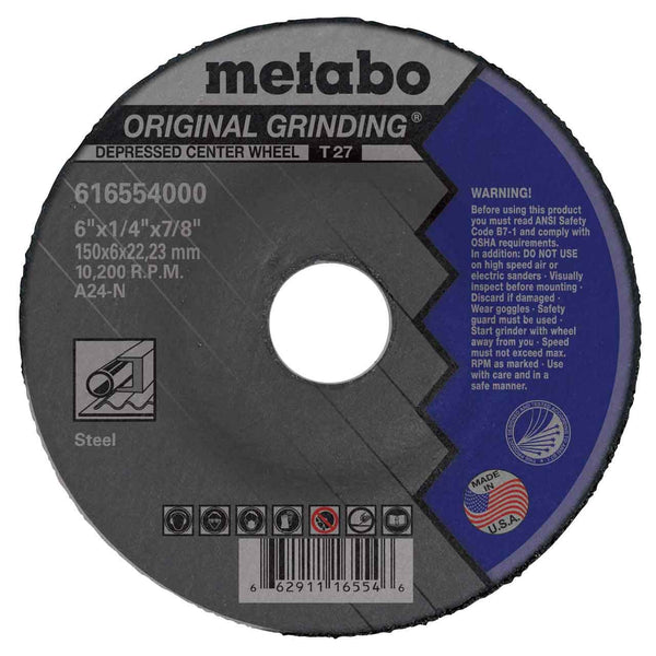 Metabo 629412000 6" X 5/8" - 11 Flapper Plus Abrasives Flap Discs - View #4