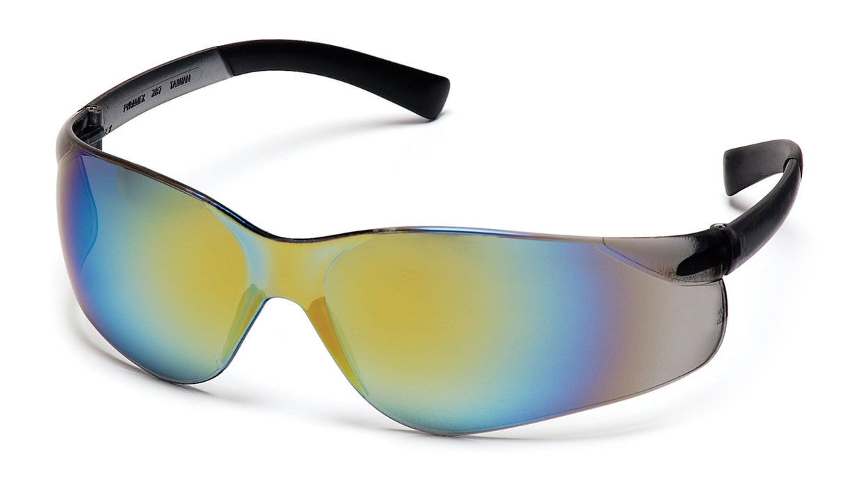 Pyramex S2590S Ztek Safety Glasses /Gold Mirror Lens ANSI Z87+