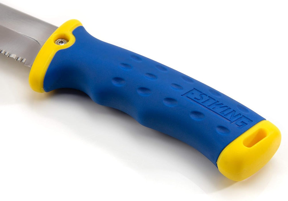 Estwing 42440 5.5-Inch Fixed Blade Tanto Point Hunting/Outdoor/Tactical Knife with Multi-Mount Sheath, Stainless Steel